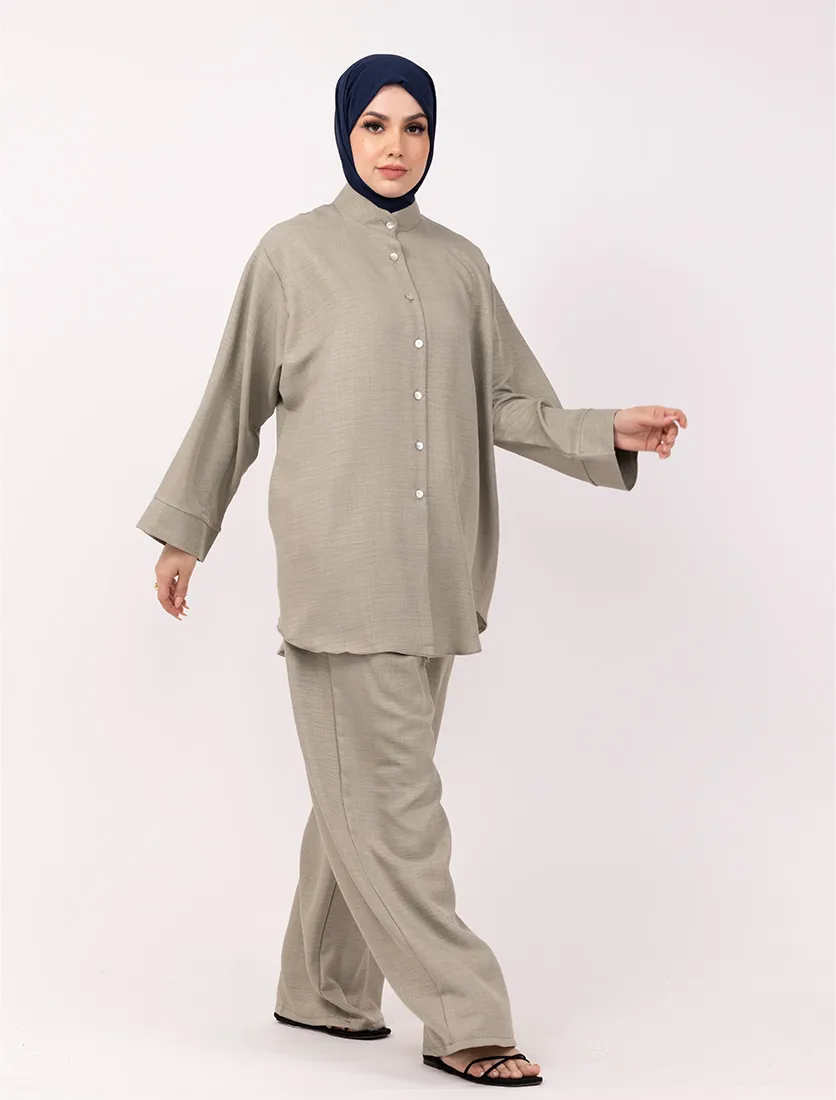 Sage Linen Feel Co Ord